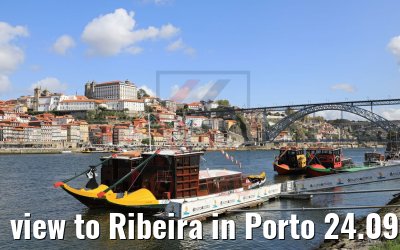 view to Ribeira in Porto 24.09.2020