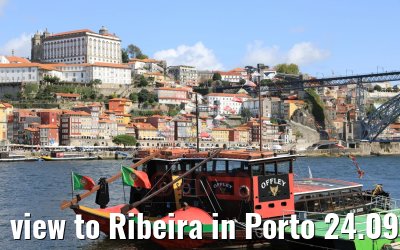view to Ribeira in Porto 24.09.2020