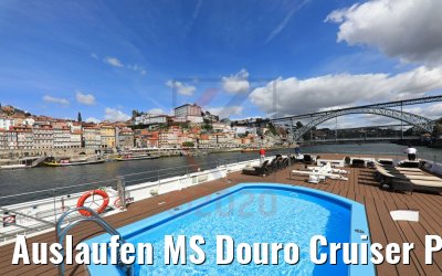 Auslaufen MS Douro Cruiser Porto 25.09.2020