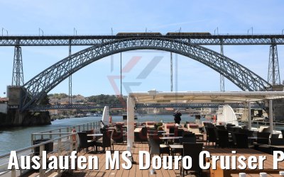 Auslaufen MS Douro Cruiser Porto 25.09.2020