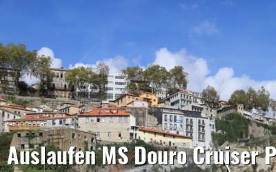 Auslaufen MS Douro Cruiser Porto 25.09.2020