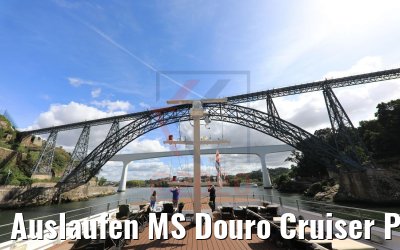 Auslaufen MS Douro Cruiser Porto 25.09.2020