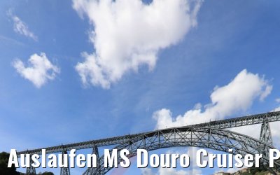 Auslaufen MS Douro Cruiser Porto 25.09.2020