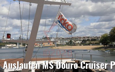 Auslaufen MS Douro Cruiser Porto 25.09.2020