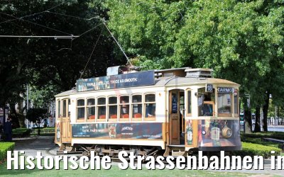Historische Strassenbahnen in Porto 25.09.2020