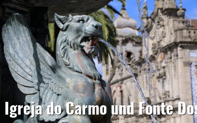 Igreja do Carmo und Fonte Dos Leoes Porto 25.09.2020