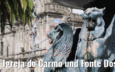 Igreja do Carmo und Fonte Dos Leoes Porto 25.09.2020