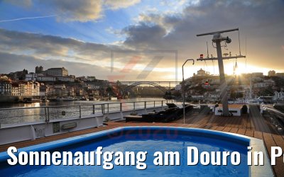 Sonnenaufgang am Douro in Porto MS Douro Cruiser 25.09.2020