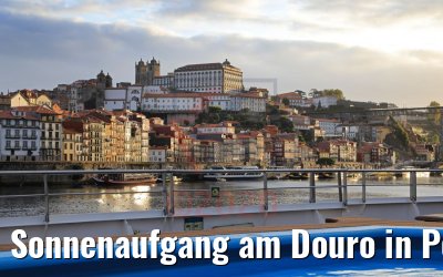 Sonnenaufgang am Douro in Porto MS Douro Cruiser 25.09.2020