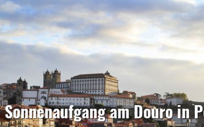 Sonnenaufgang am Douro in Porto MS Douro Cruiser 25.09.2020