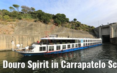 Douro Spirit in Carrapatelo Schleuse Douro 26.09.2020