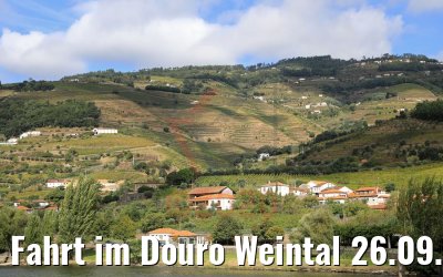 Fahrt im Douro Weintal 26.09.2020