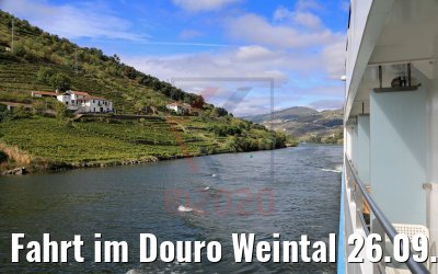 Fahrt im Douro Weintal 26.09.2020