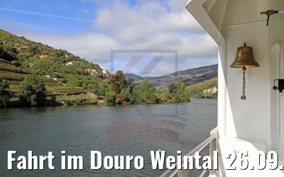 Fahrt im Douro Weintal 26.09.2020
