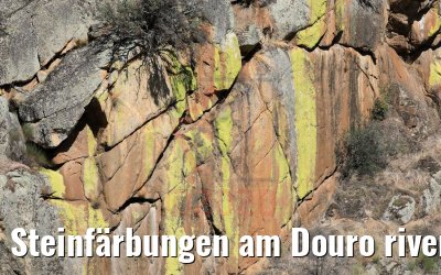 Steinfärbungen am Douro river 27.09.2020
