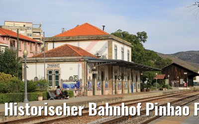 Historischer Bahnhof Pinhao Portugal 28.09.2020