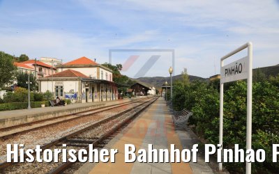Historischer Bahnhof Pinhao Portugal 28.09.2020