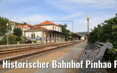 Historischer Bahnhof Pinhao Portugal 28.09.2020