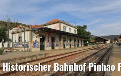 Historischer Bahnhof Pinhao Portugal 28.09.2020