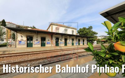 Historischer Bahnhof Pinhao Portugal 28.09.2020