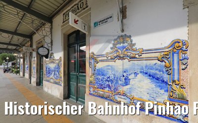 Historischer Bahnhof Pinhao Portugal 28.09.2020
