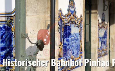 Historischer Bahnhof Pinhao Portugal 28.09.2020