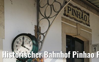 Historischer Bahnhof Pinhao Portugal 28.09.2020