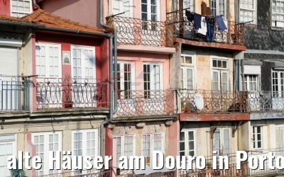 alte Häuser am Douro in Porto 30.09.2020