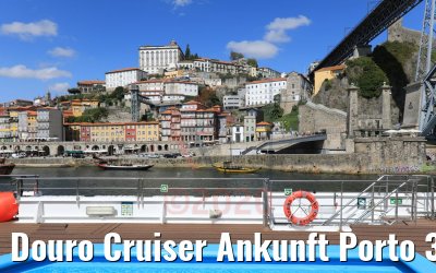 Douro Cruiser Ankunft Porto 30.09.2020