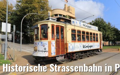 Historische Strassenbahn in Porto 30.09.2020