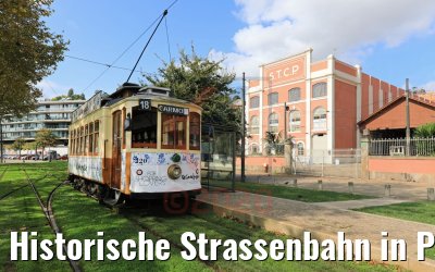Historische Strassenbahn in Porto 30.09.2020