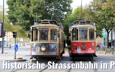 Historische Strassenbahn in Porto 30.09.2020