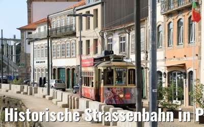 Historische Strassenbahn in Porto 30.09.2020