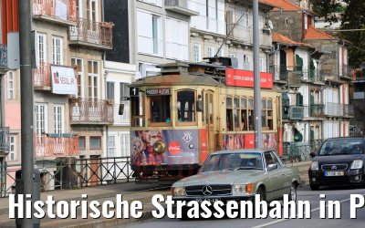 Historische Strassenbahn in Porto 30.09.2020