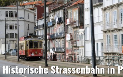 Historische Strassenbahn in Porto 30.09.2020