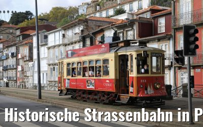 Historische Strassenbahn in Porto 30.09.2020
