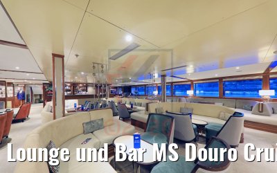 Lounge und Bar MS Douro Cruiser 