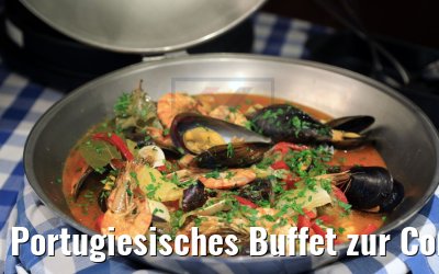 Portugiesisches Buffet zur Corona-Zeit 
