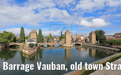 Barrage Vauban, old town Strasbourg 13.08.2017
