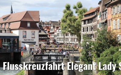 Flusskreuzfahrt Elegant Lady Strasbourg Petite France 13.08.2017