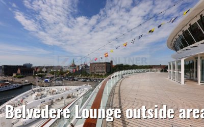 Belvedere Lounge outside area MS Europa 2