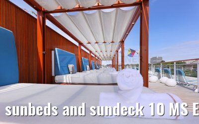sunbeds and sundeck 10 MS Europa 2