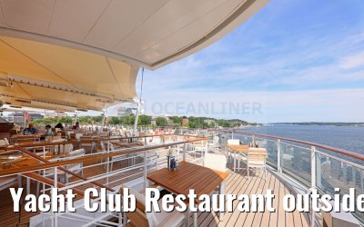 Yacht Club Restaurant outside area MS Europa 2