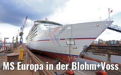 MS Europa in der Blohm+Voss Werft 17.09.2017