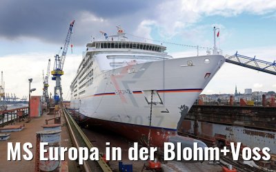 MS Europa in der Blohm+Voss Werft 17.09.2017