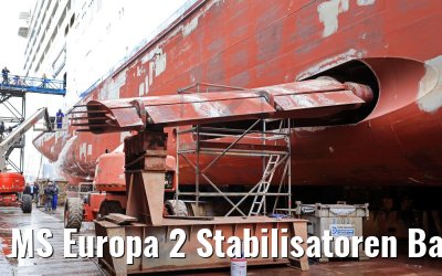 MS Europa 2 Stabilisatoren Backbordseite Blohm+Voss Werft 17.09.2017