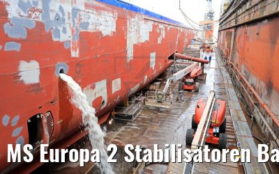 MS Europa 2 Stabilisatoren Backbordseite Blohm+Voss Werft 17.09.2017
