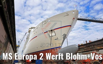 MS Europa 2 Werft Blohm+Voss 17.09.2017