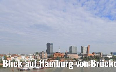 Blick auf Hamburg von Brücke Europa 2 Werft 17.09.2017