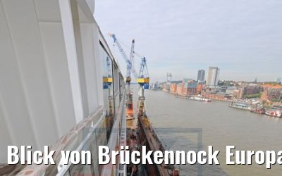 Blick von Brückennock Europa 2 Werft 17.09.2017